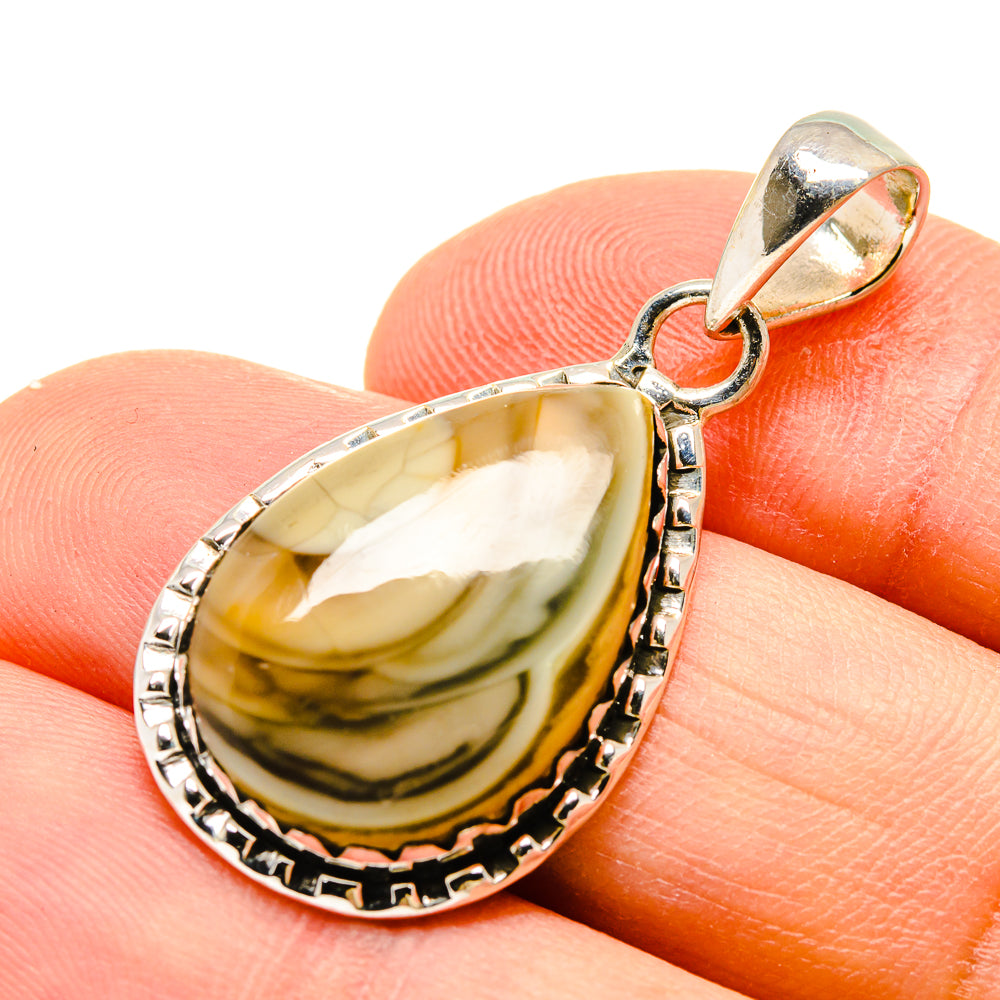 Willow Creek Jasper Pendants handcrafted by Anasilvercos - PD755780