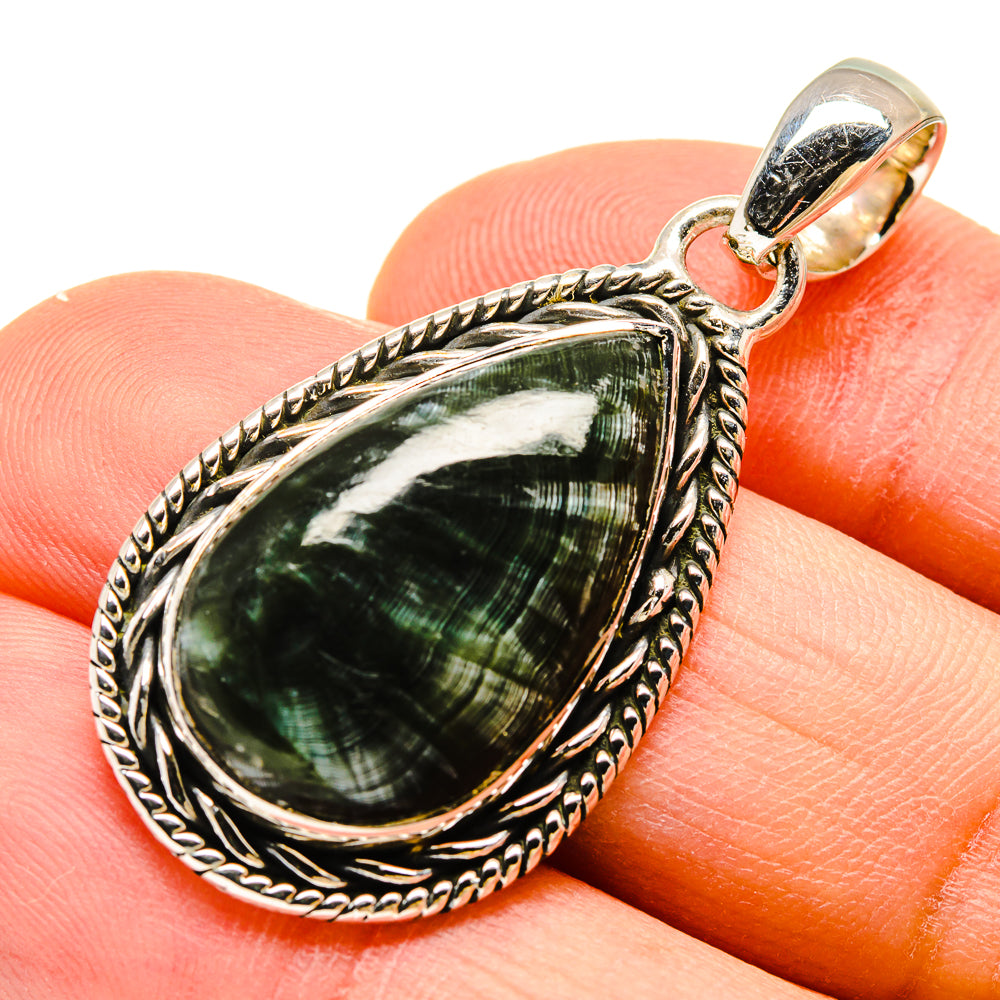 Seraphinite Pendants handcrafted by Anasilvercos - PD755786
