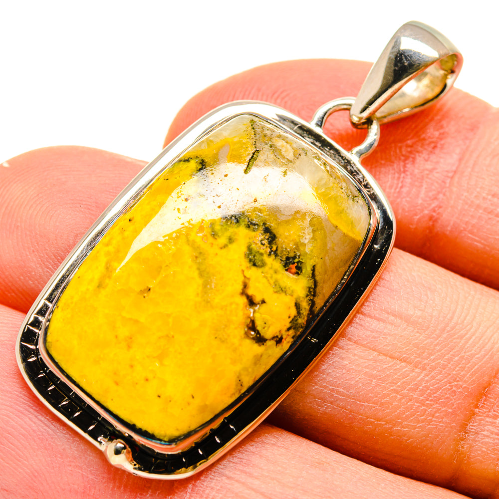 Bumble Bee Jasper Pendants handcrafted by Anasilvercos - PD755790