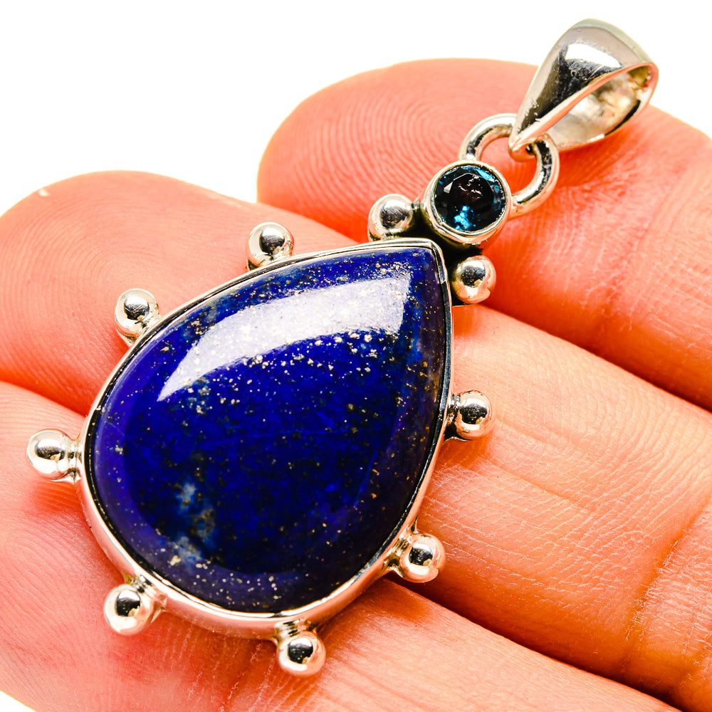 Lapis Lazuli Pendants handcrafted by Anasilvercos - PD755797