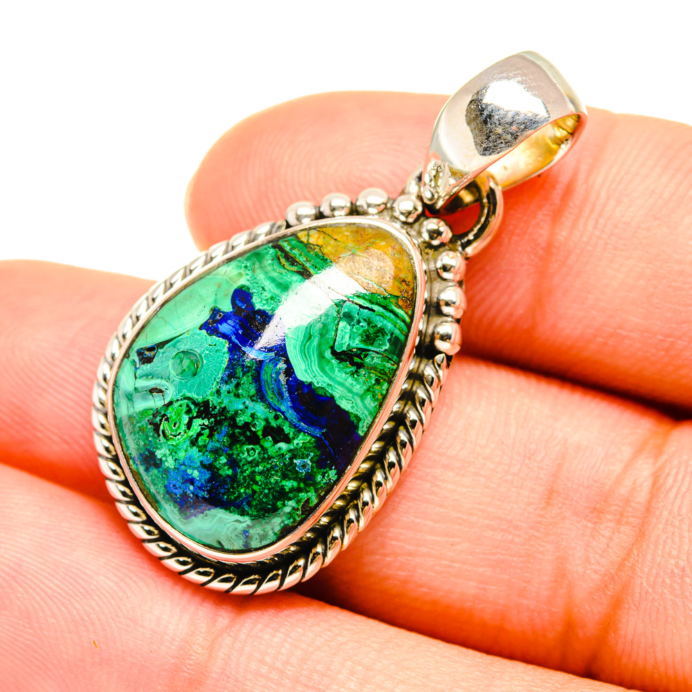 Azurite Pendants handcrafted by Anasilvercos - PD7558
