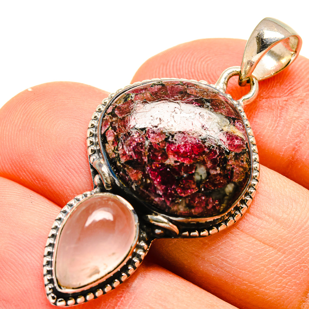 Russian Eudialyte Pendants handcrafted by Anasilvercos - PD755805