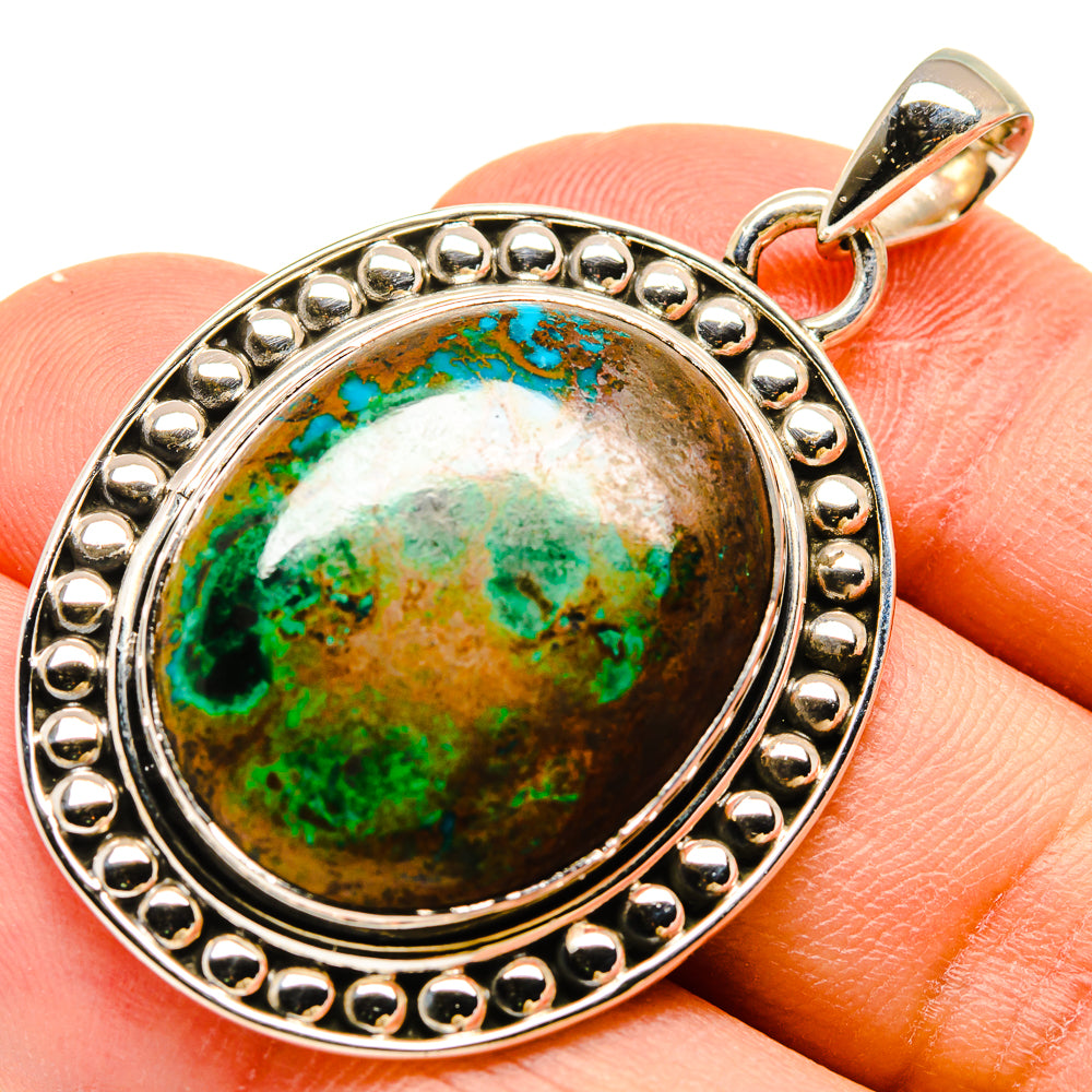 Chrysocolla Pendants handcrafted by Anasilvercos - PD755811