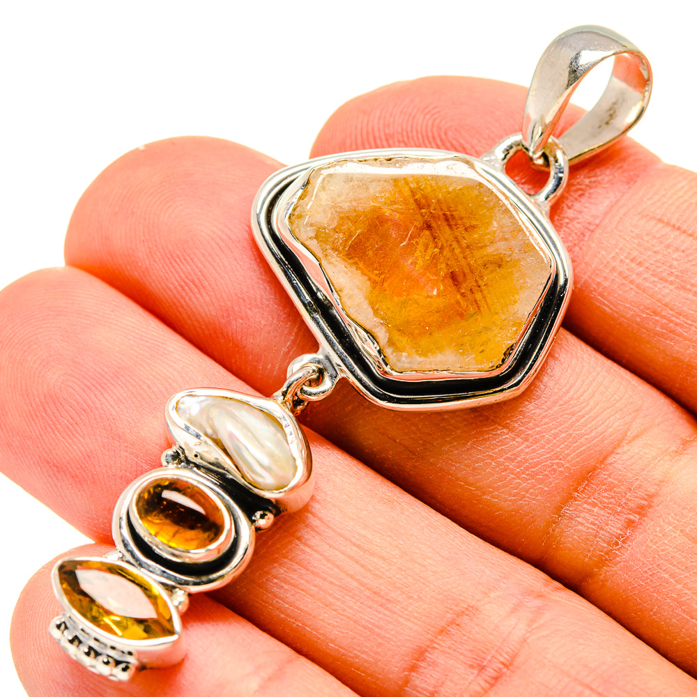 Citrine Pendants handcrafted by Anasilvercos - PD755820