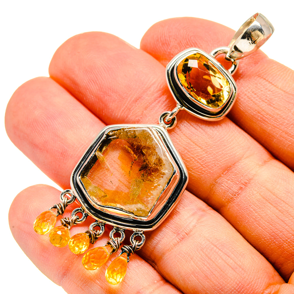 Citrine Pendants handcrafted by Anasilvercos - PD755821