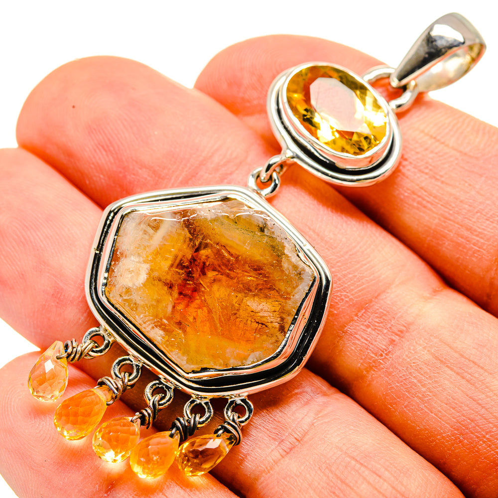 Citrine Pendants handcrafted by Anasilvercos - PD755842