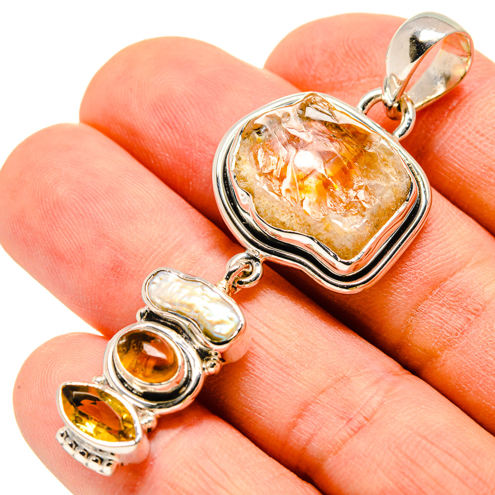 Citrine Pendants handcrafted by Anasilvercos - PD755843