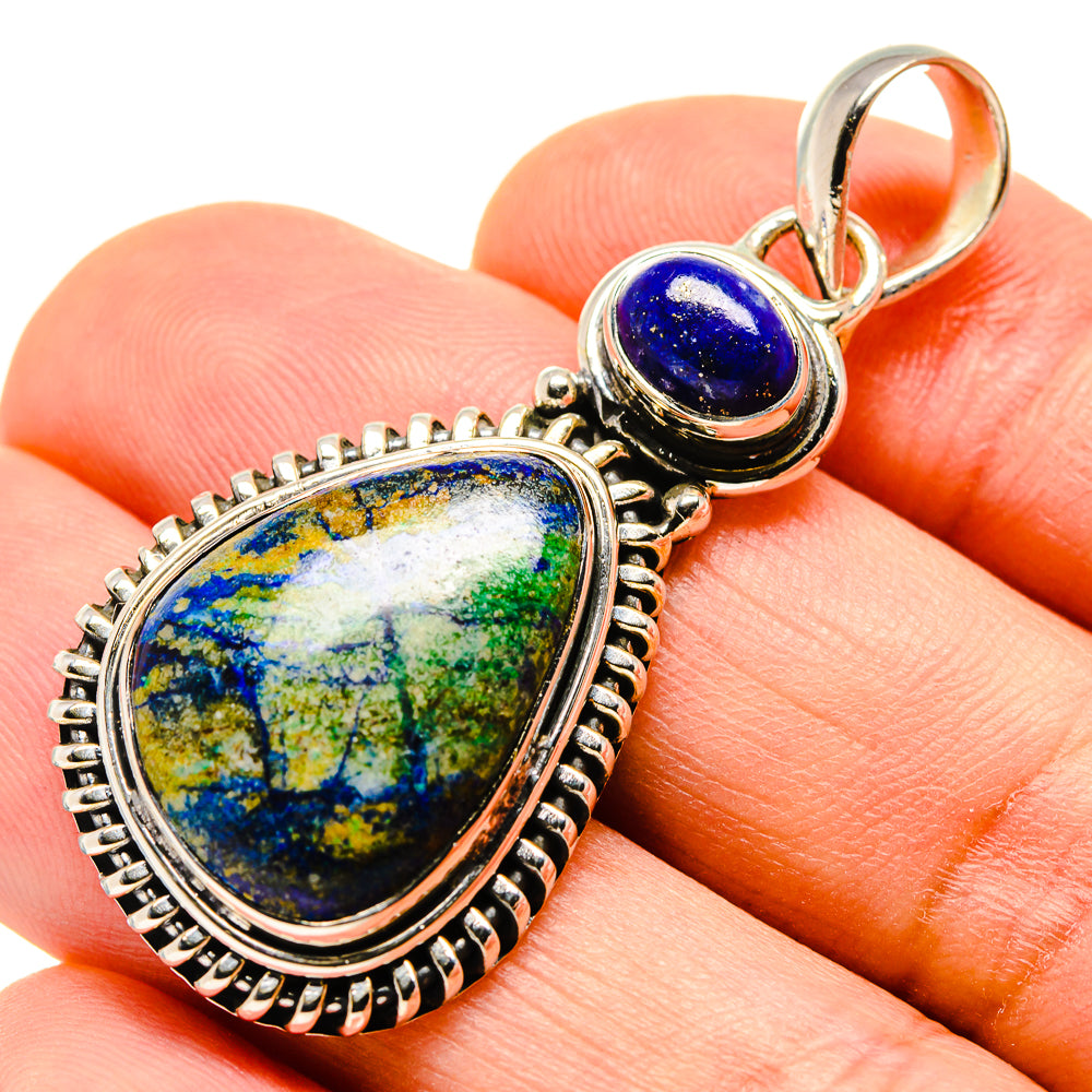 Azurite Pendants handcrafted by Anasilvercos - PD755865