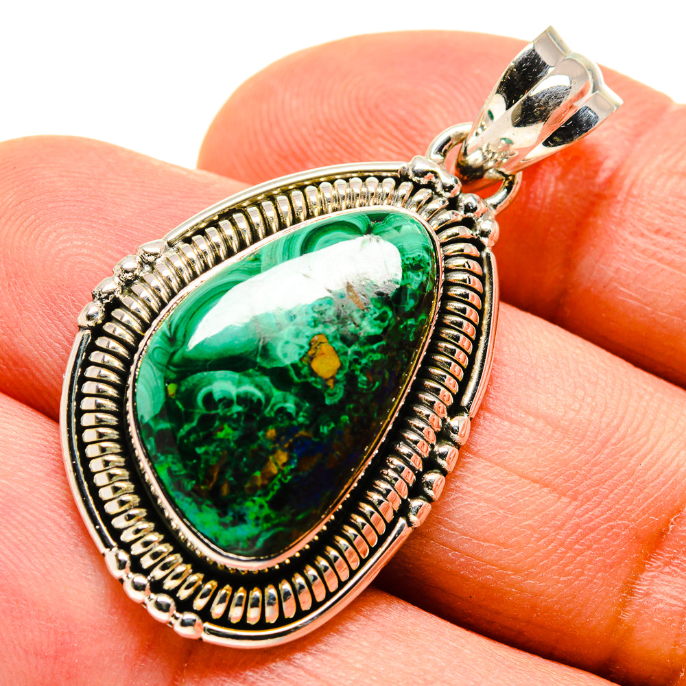 Chrysocolla Pendants handcrafted by Anasilvercos - PD755876