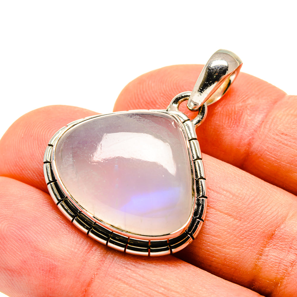 Rainbow Moonstone Pendants handcrafted by Anasilvercos - PD755891