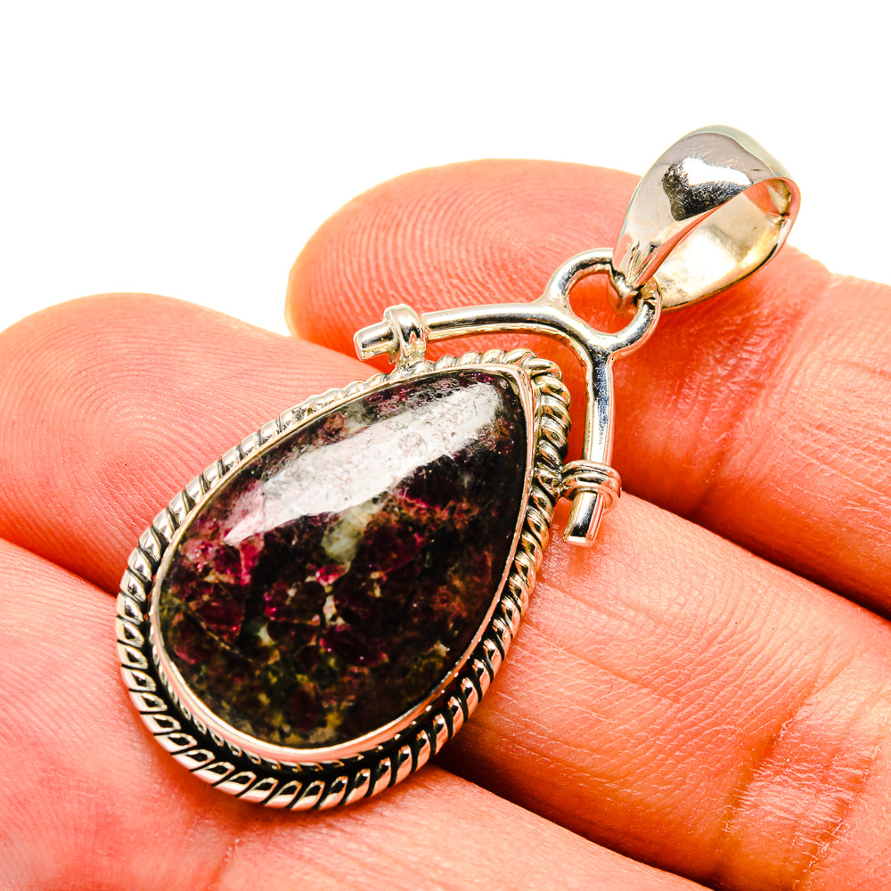 Russian Eudialyte Pendants handcrafted by Anasilvercos - PD755906