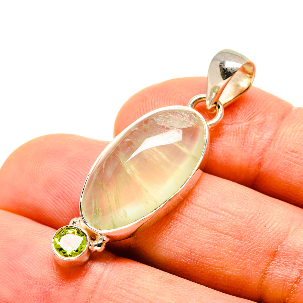 Prehnite Pendants handcrafted by Anasilvercos - PD755917