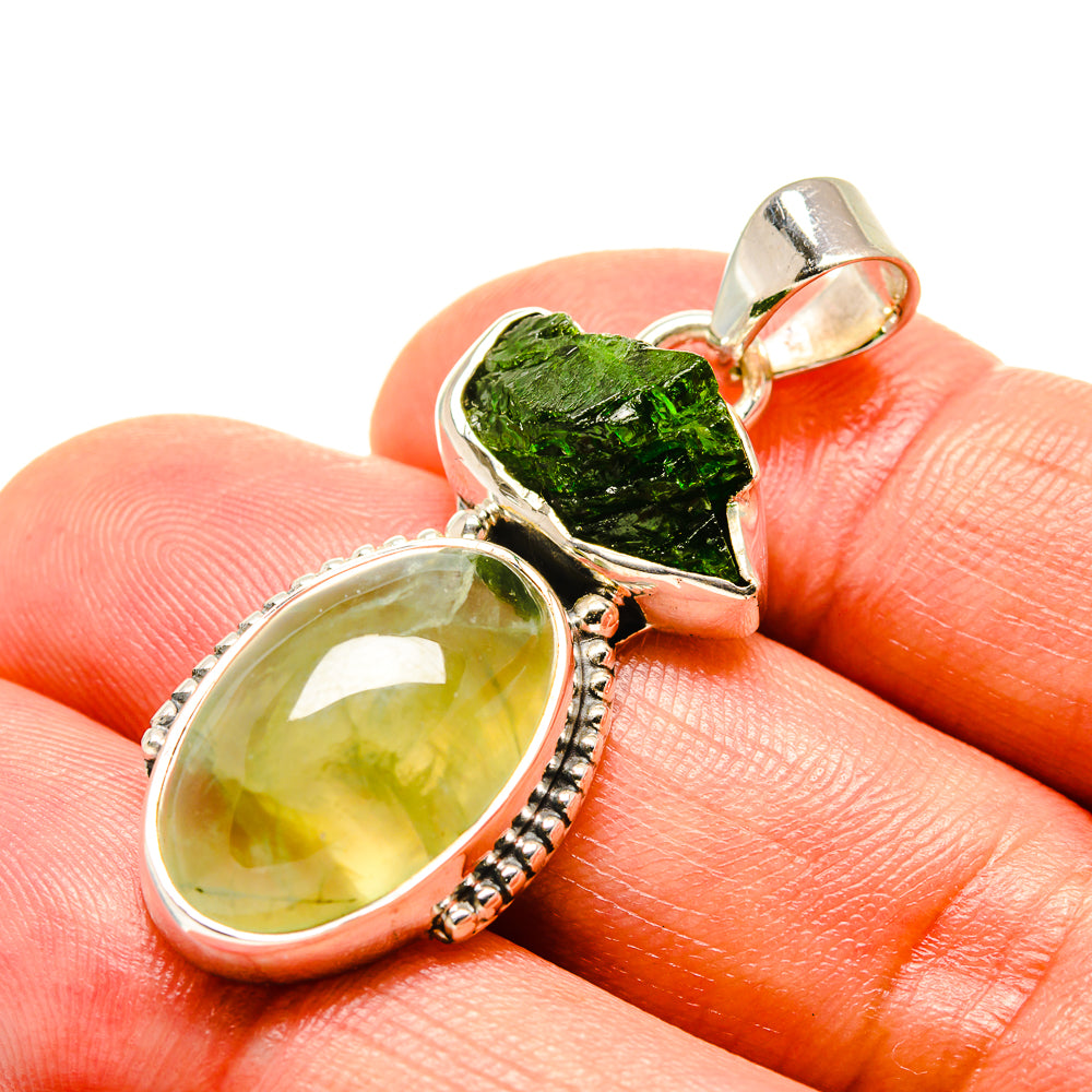 Prehnite Pendants handcrafted by Anasilvercos - PD755919
