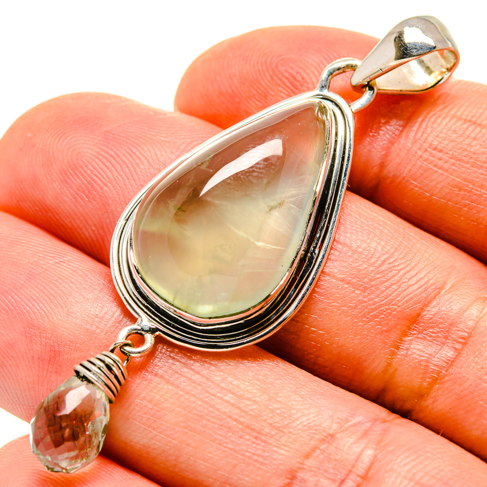 Prehnite Pendants handcrafted by Anasilvercos - PD755935