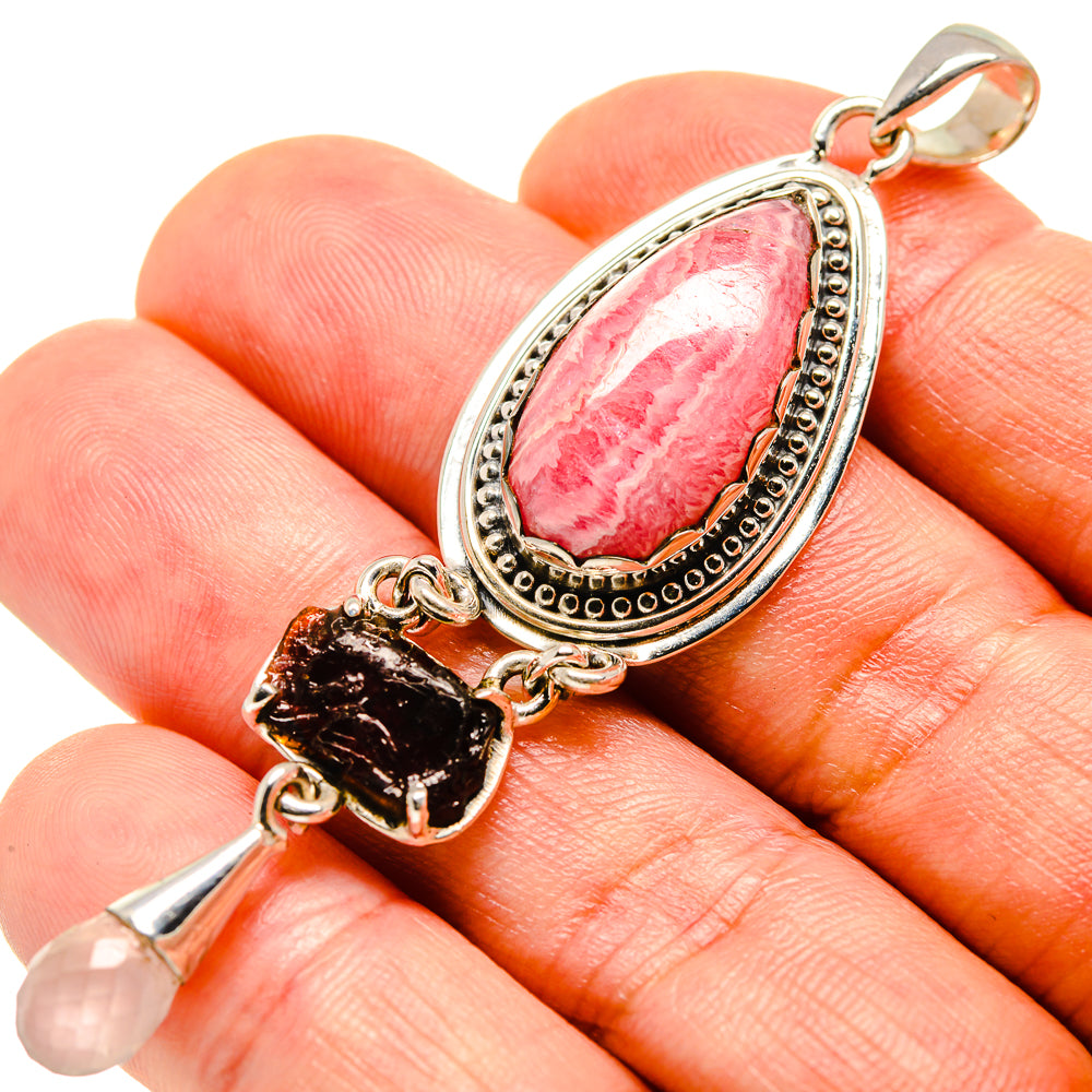 Rhodochrosite Pendants handcrafted by Anasilvercos - PD755940