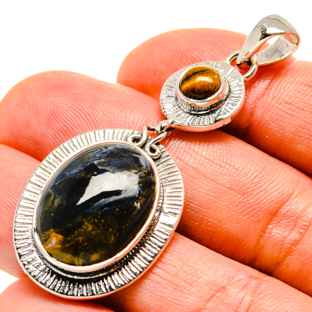 Pietersite Pendants handcrafted by Anasilvercos - PD755941