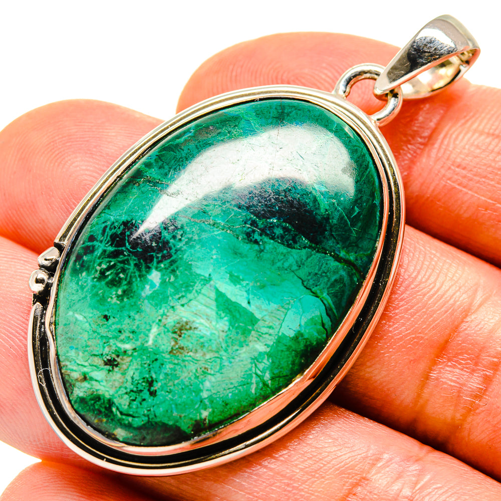 Chrysocolla Pendants handcrafted by Anasilvercos - PD755954
