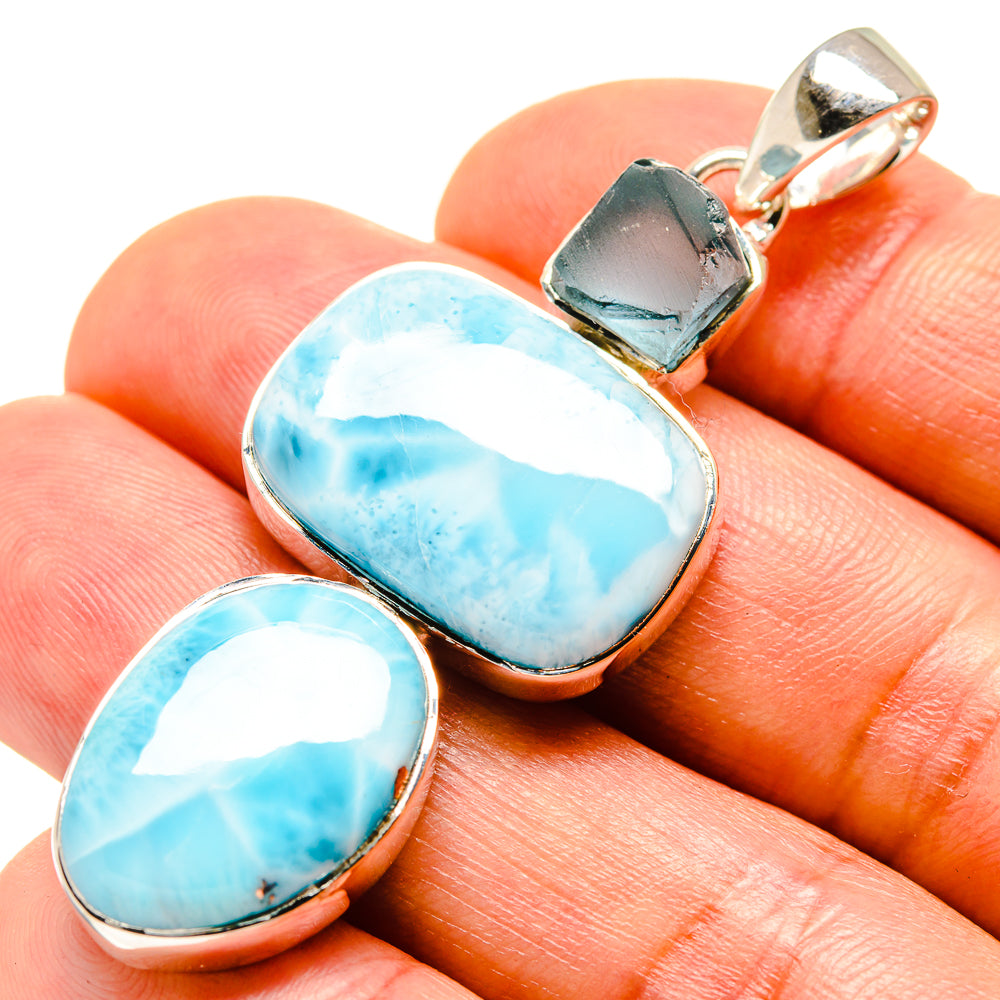 Larimar Pendants handcrafted by Anasilvercos - PD755958