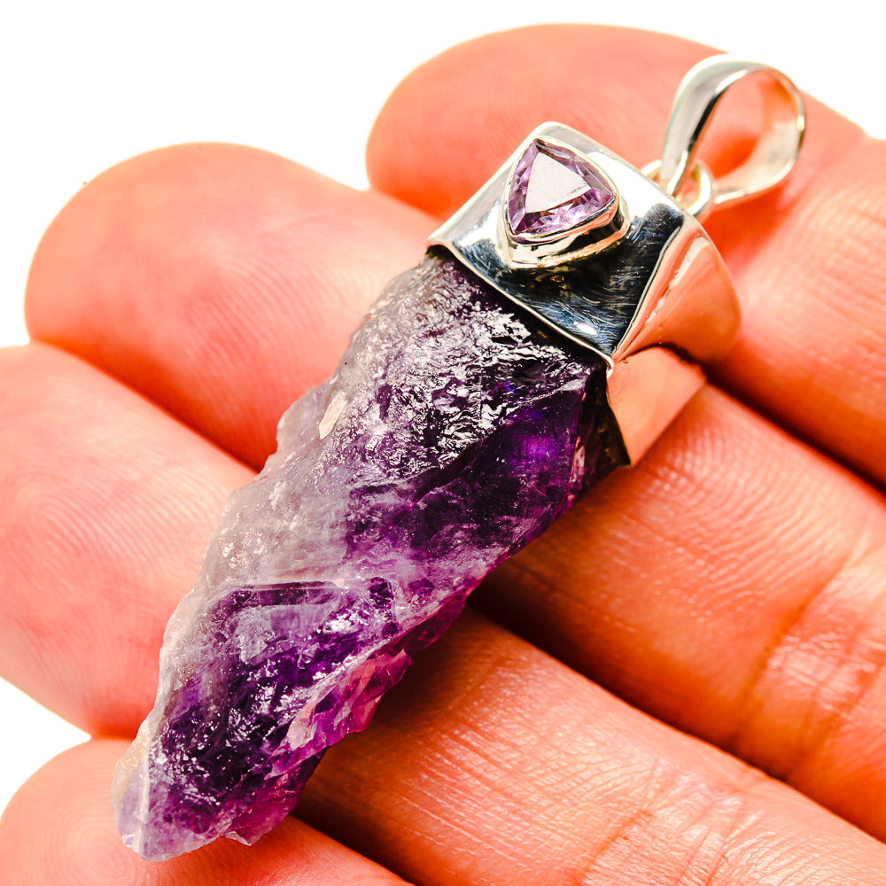 Amethyst Stalactite Pendants handcrafted by Anasilvercos - PD755959