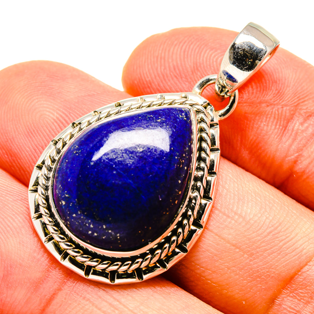 Lapis Lazuli Pendants handcrafted by Anasilvercos - PD755962