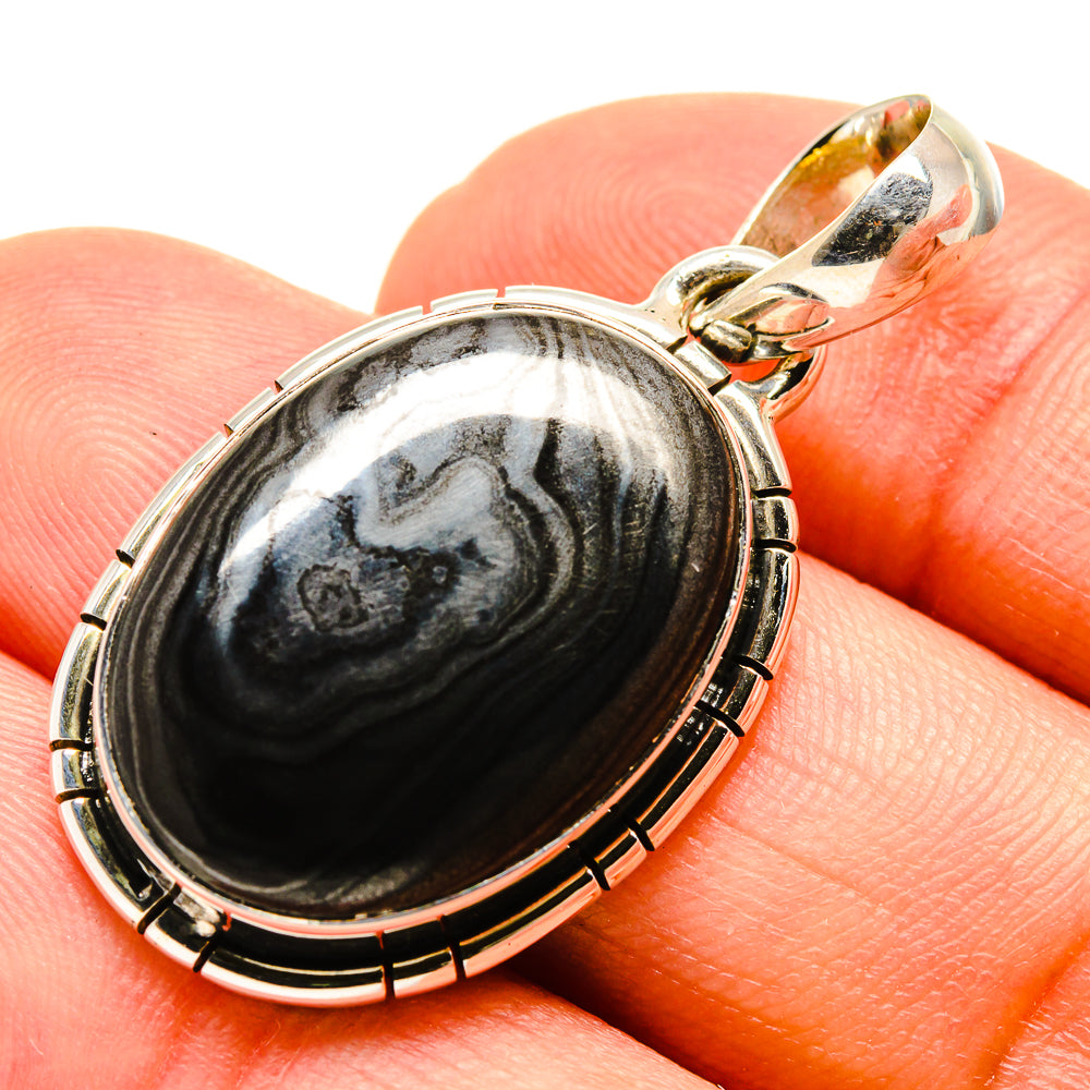 Psilomelane Pendants handcrafted by Anasilvercos - PD755965