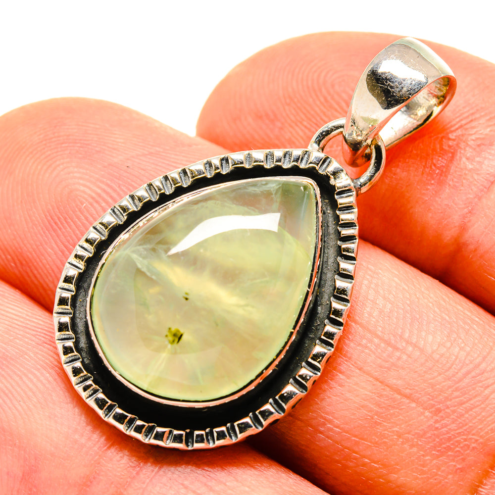 Prehnite Pendants handcrafted by Anasilvercos - PD755973