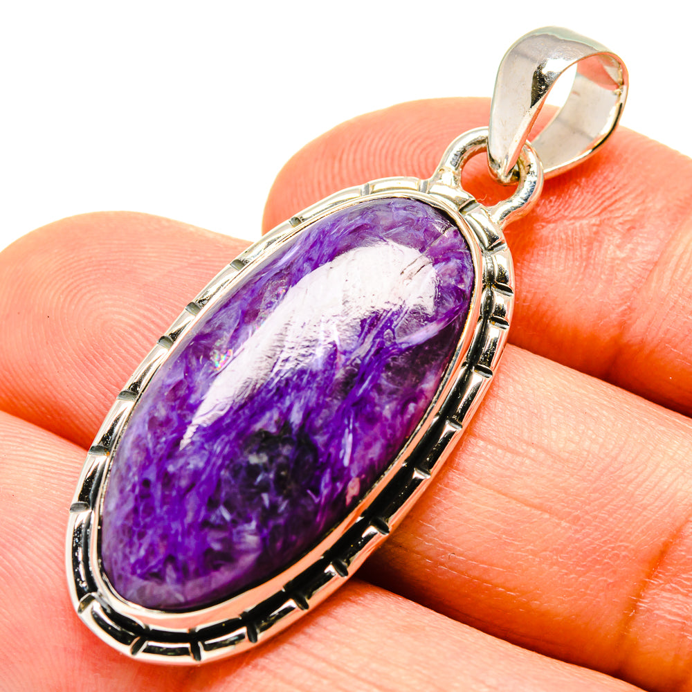 Charoite Pendants handcrafted by Anasilvercos - PD756001