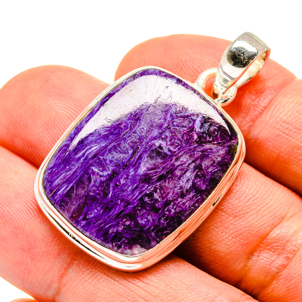 Charoite Pendants handcrafted by Anasilvercos - PD756006