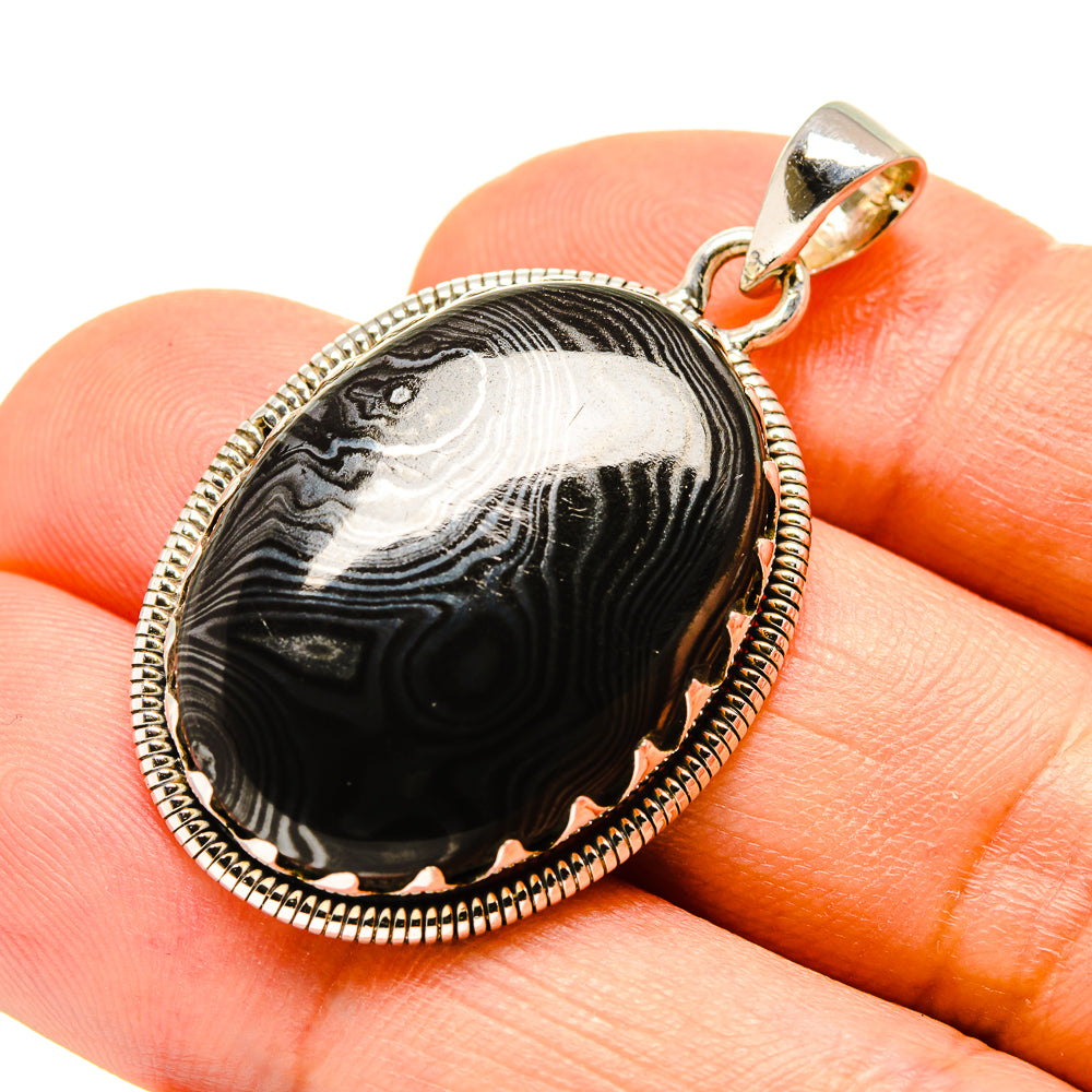 Psilomelane Pendants handcrafted by Anasilvercos - PD756014