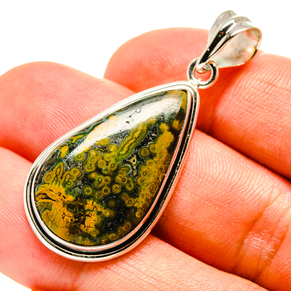 Ocean Jasper Pendants handcrafted by Anasilvercos - PD756016