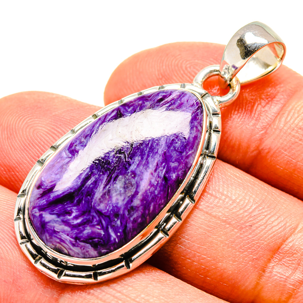 Charoite Pendants handcrafted by Anasilvercos - PD756022