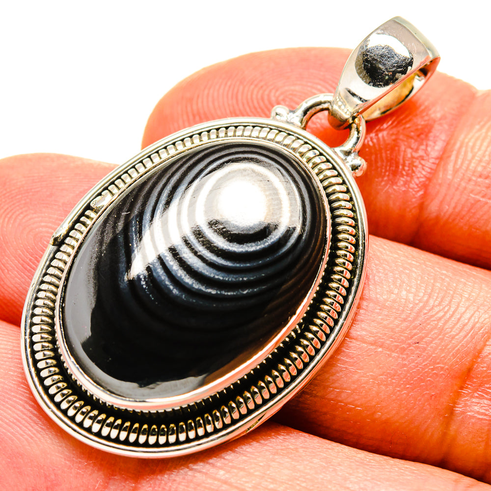 Psilomelane Pendants handcrafted by Anasilvercos - PD756025