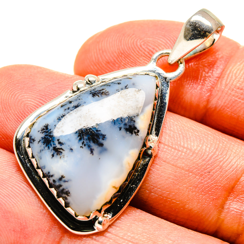 Dendritic Opal Pendants handcrafted by Anasilvercos - PD756026