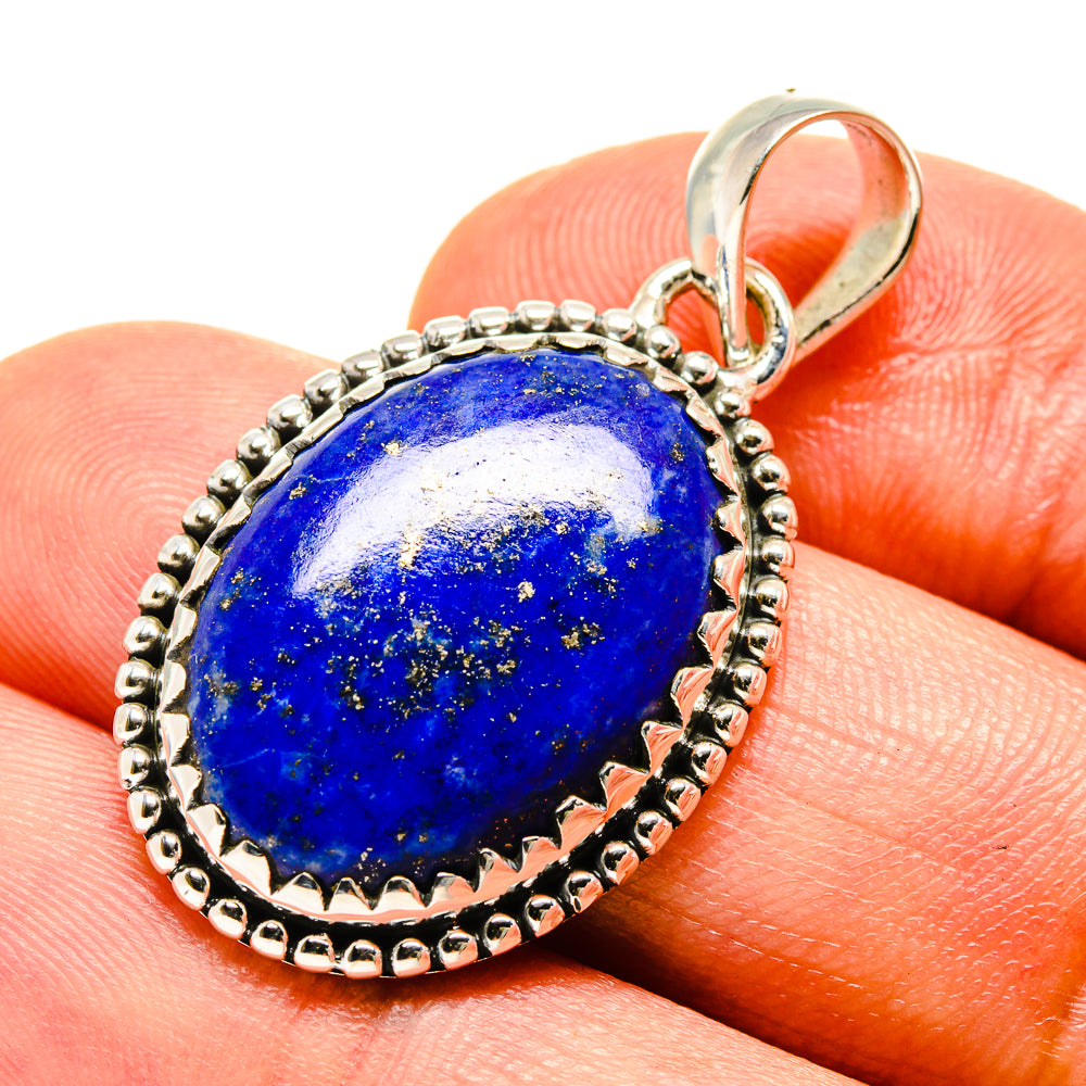 Lapis Lazuli Pendants handcrafted by Anasilvercos - PD756027