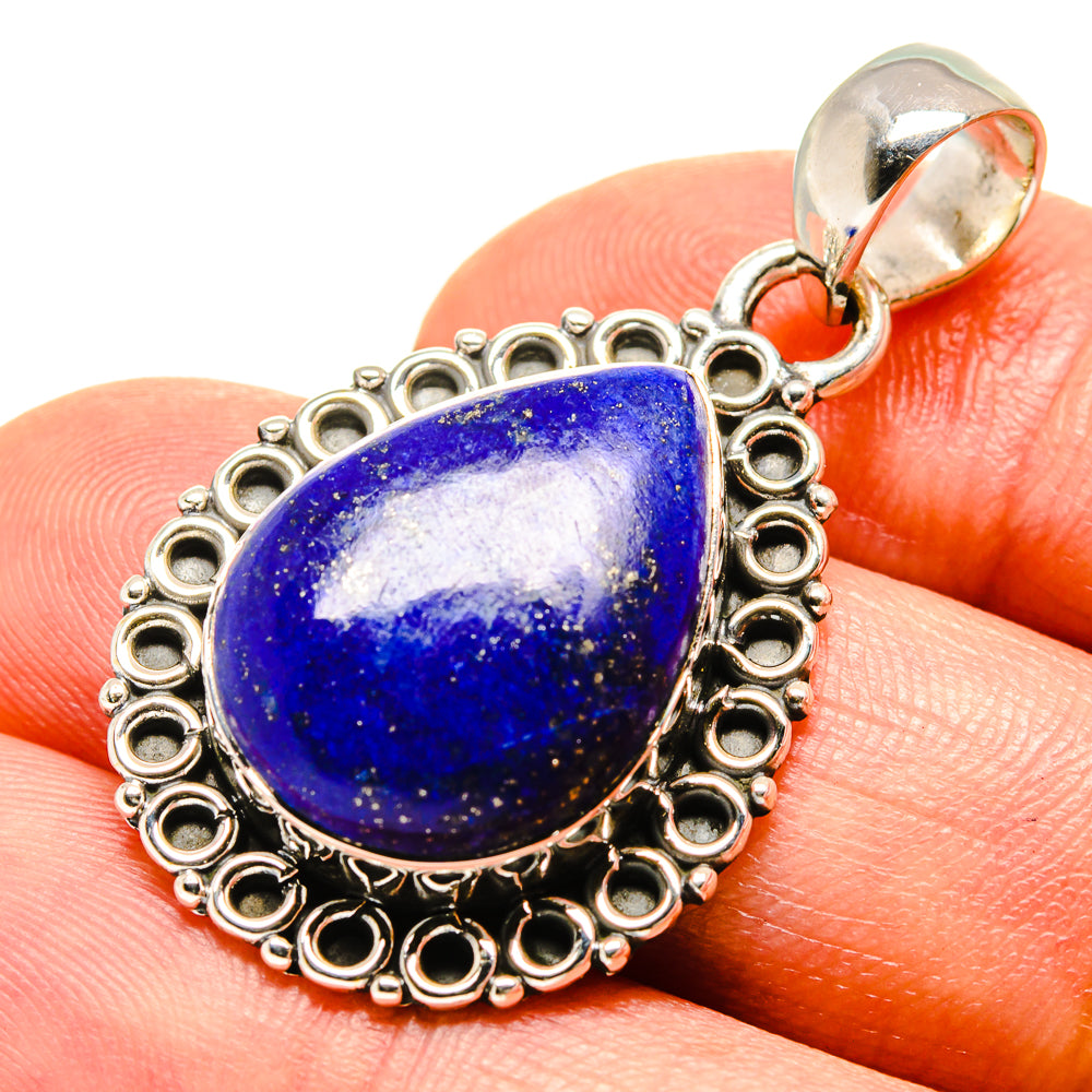 Lapis Lazuli Pendants handcrafted by Anasilvercos - PD756028