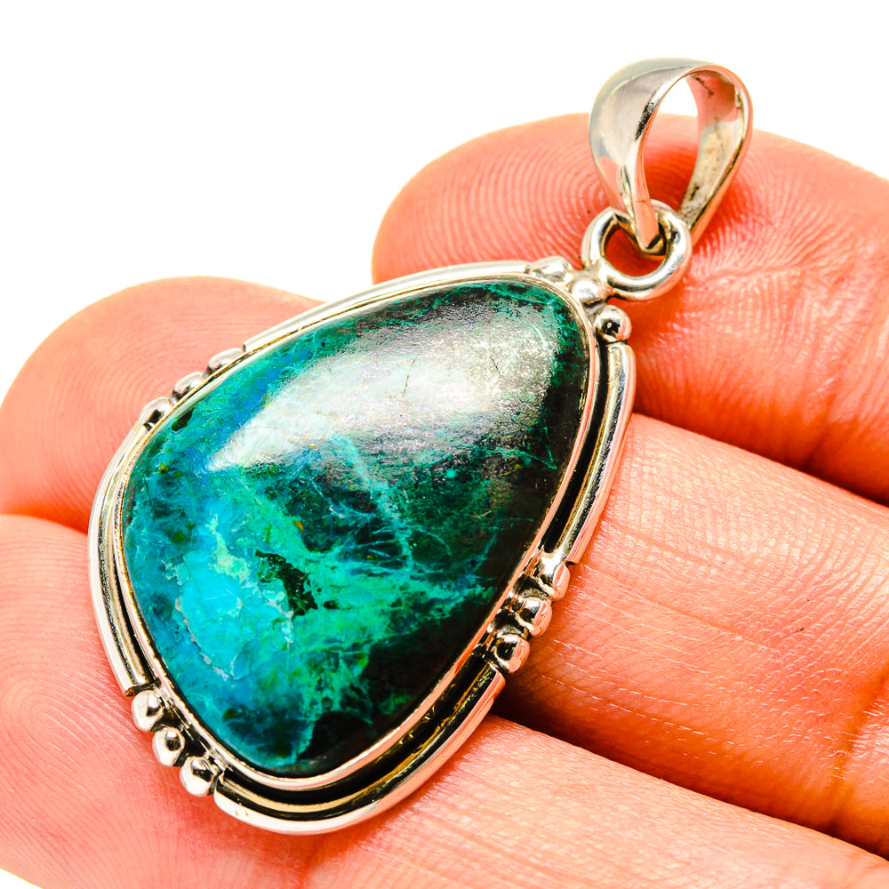 Chrysocolla Pendants handcrafted by Anasilvercos - PD756044