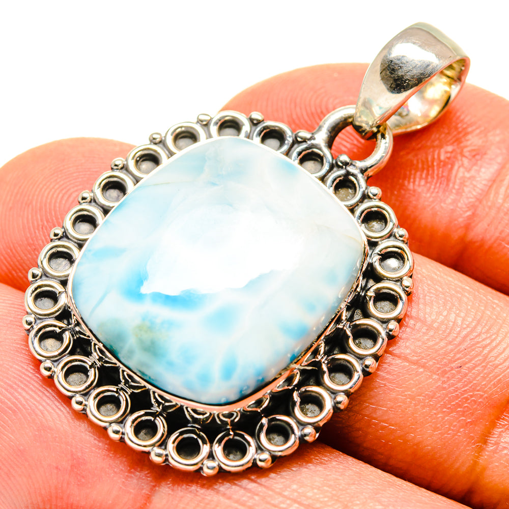 Larimar Pendants handcrafted by Anasilvercos - PD756045