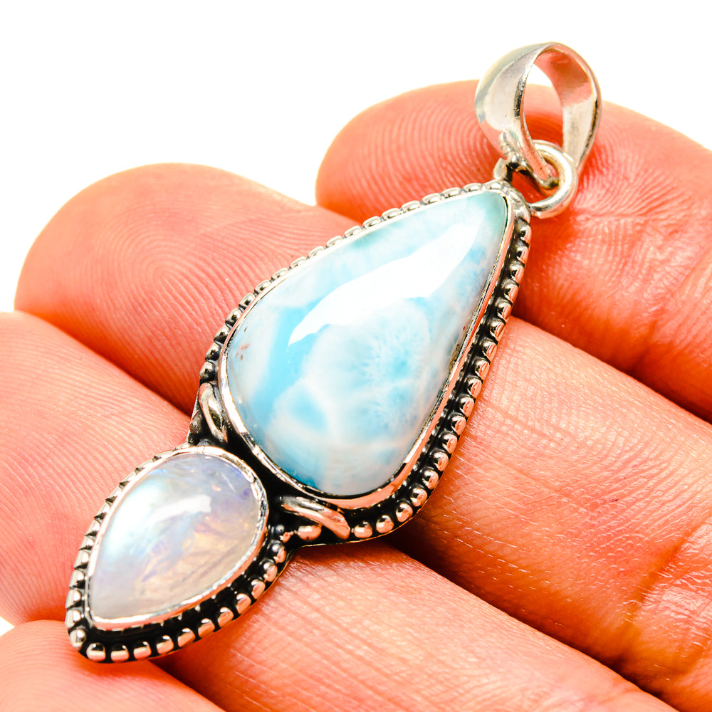 Larimar Pendants handcrafted by Anasilvercos - PD756052