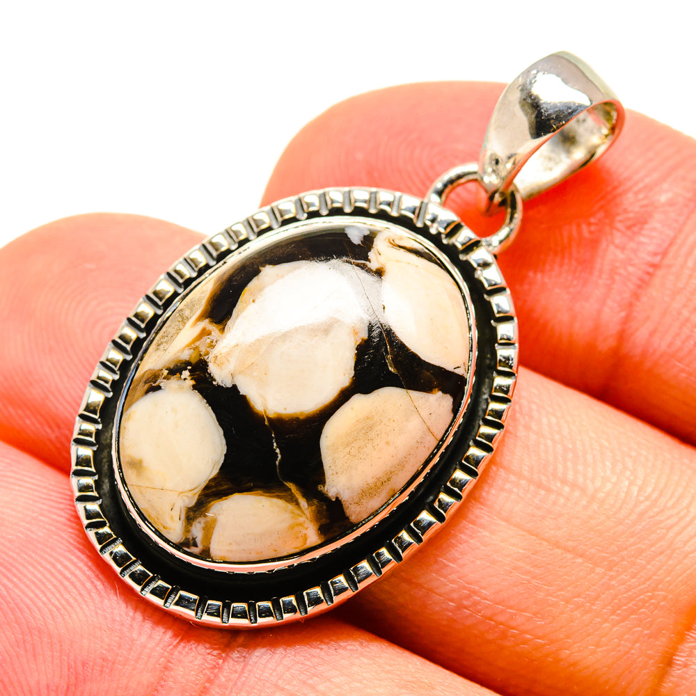 Peanut Wood Jasper Pendants handcrafted by Anasilvercos - PD756060