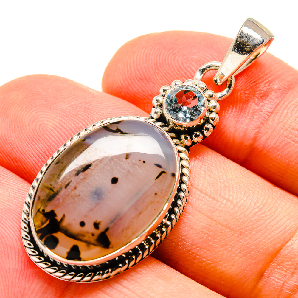 Montana Agate Pendants handcrafted by Anasilvercos - PD756061