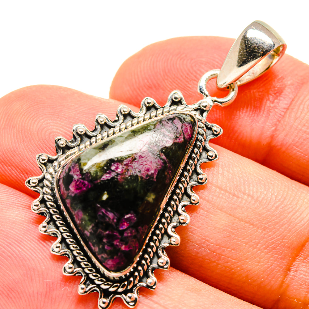 Russian Eudialyte Pendants handcrafted by Anasilvercos - PD756062