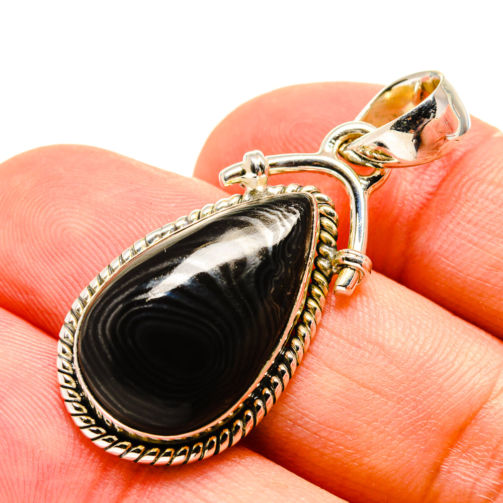 Psilomelane Pendants handcrafted by Anasilvercos - PD756065