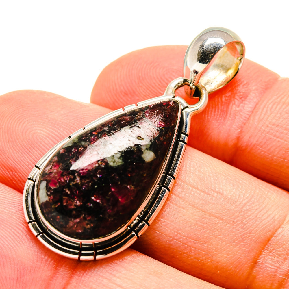 Russian Eudialyte Pendants handcrafted by Anasilvercos - PD756066