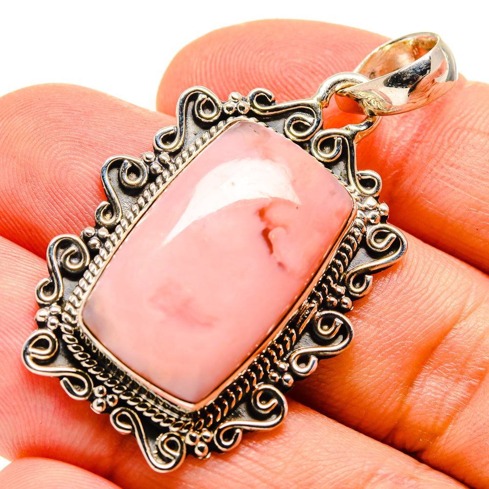 Pink Opal Pendants handcrafted by Anasilvercos - PD756077