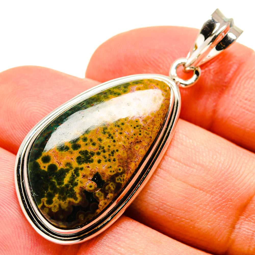 Ocean Jasper Pendants handcrafted by Anasilvercos - PD756085