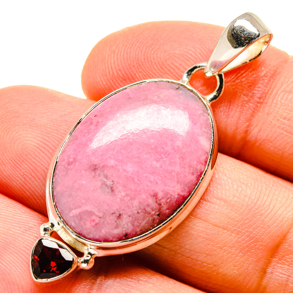 Rhodonite Pendants handcrafted by Anasilvercos - PD756087