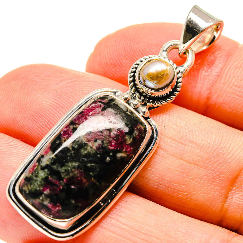Russian Eudialyte Pendants handcrafted by Anasilvercos - PD756088
