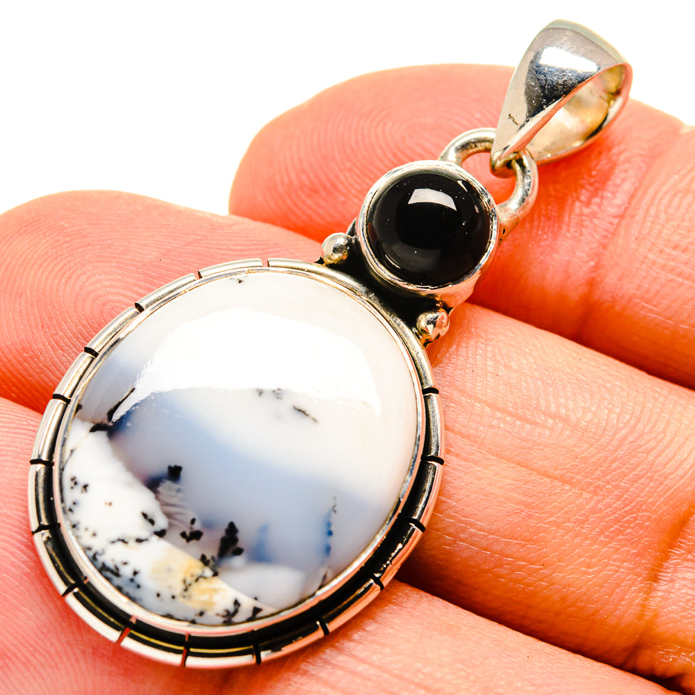 Dendritic Opal Pendants handcrafted by Anasilvercos - PD756090