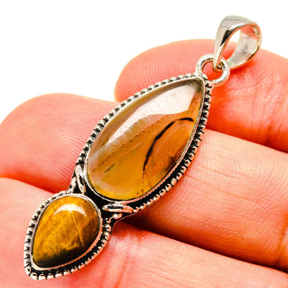 Montana Agate Pendants handcrafted by Anasilvercos - PD756102