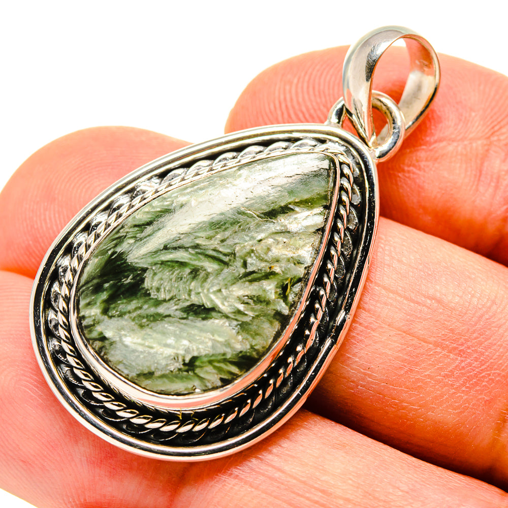 Seraphinite Pendants handcrafted by Anasilvercos - PD756143
